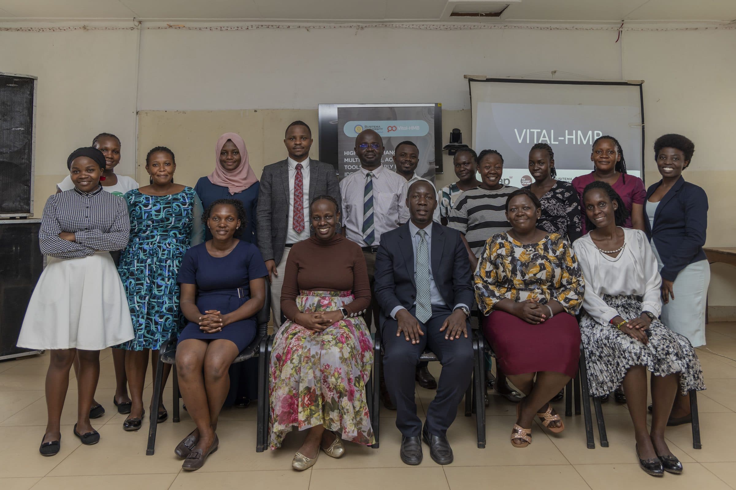 The AMANI research team at the VITAL-HMB study offices in Mbale